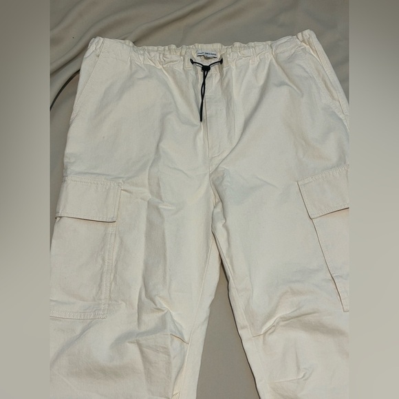 Men’s Standard James Perse White Cream 100% Cotton Cargo Pants - Size 4 - Picture 3 of 14